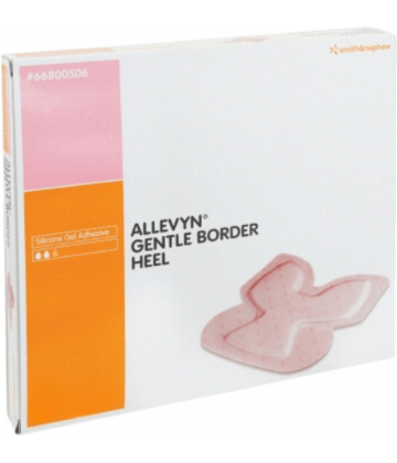 Allevyn Pansements Gentle Border Heel 23 x 23,2 cm x 10