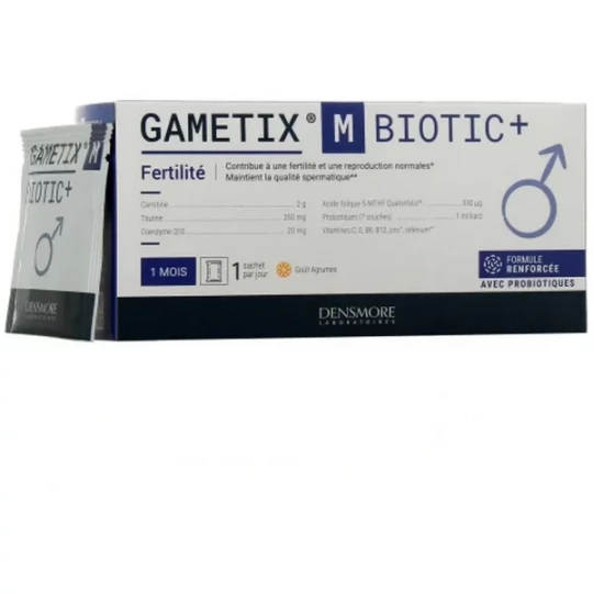 Gametix M Biotic+ Fertilité Sachets x 30