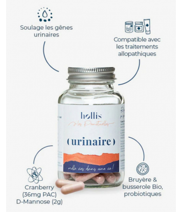Hollis Urinaire Gélules x 60