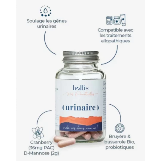 Hollis Urinaire Gélules x 60 - image 2