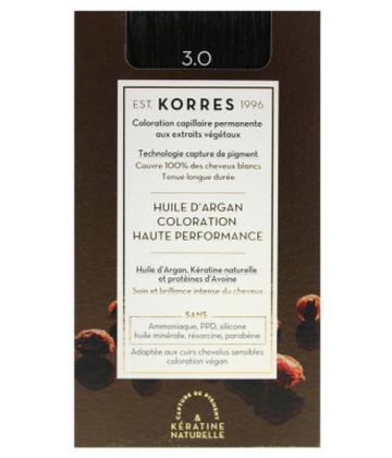 Korres Coloration Permanente Huile d'Argan