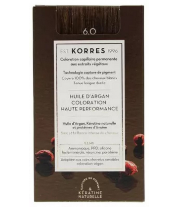Korres Coloration Permanente Huile d'Argan