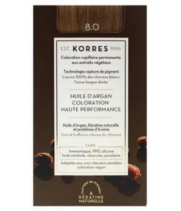 Korres Coloration Permanente Huile d'Argan