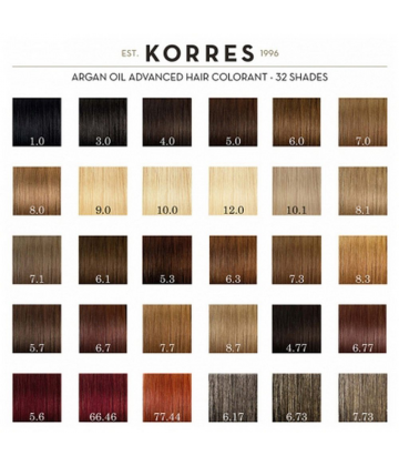 Korres Coloration Permanente Huile d'Argan
