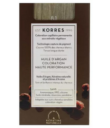 Korres Coloration Permanente Huile d'Argan