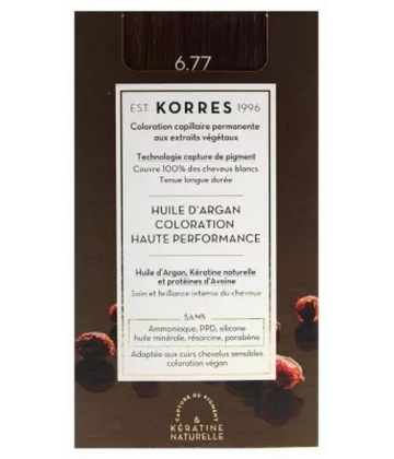 Korres Coloration Permanente Huile d'Argan