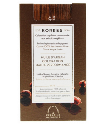 Korres Coloration Permanente Huile d'Argan