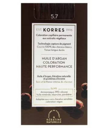 Korres Coloration Permanente Huile d'Argan