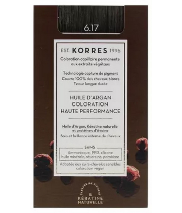 Korres Coloration Permanente Huile d'Argan