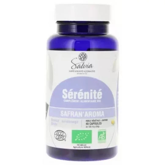 Salvia Nutrition Safran'Aroma Sérénité Bio Capsules x 40