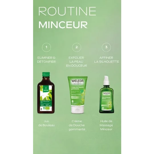 Weleda Huile de Massage Minceur Bouleau 100 ml + Ventouse Anti-Cellulite Offerte - image 2