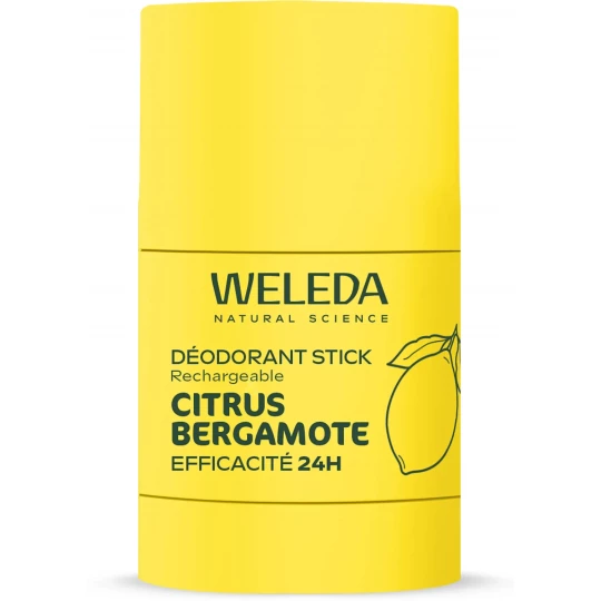 Weleda Déodorant Stick Rechargeable Citrus Bergamote 50 g
