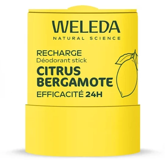 Weleda Déodorant Stick Citrus Bergamote Recharge 50 g