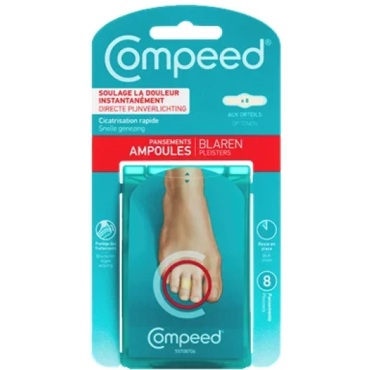 Compeed Pansements Ampoules Orteils x 8
