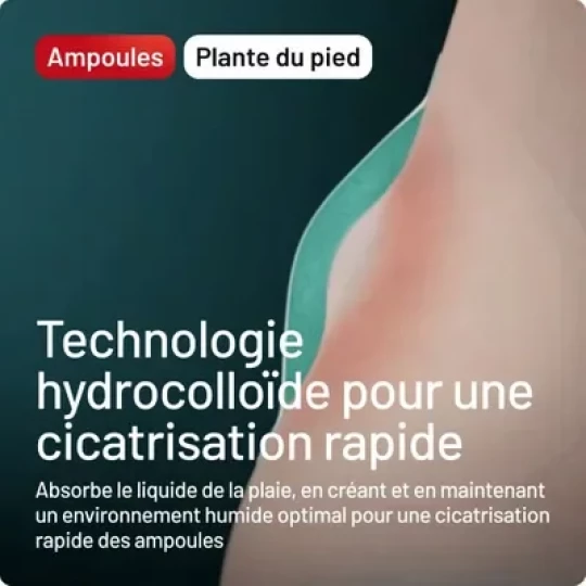 Compeed Pansements Ampoules Plante du Pied Sport x 5 - image 2