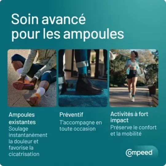 Compeed Pansements Ampoules Plante du Pied Sport x 5 - image 4