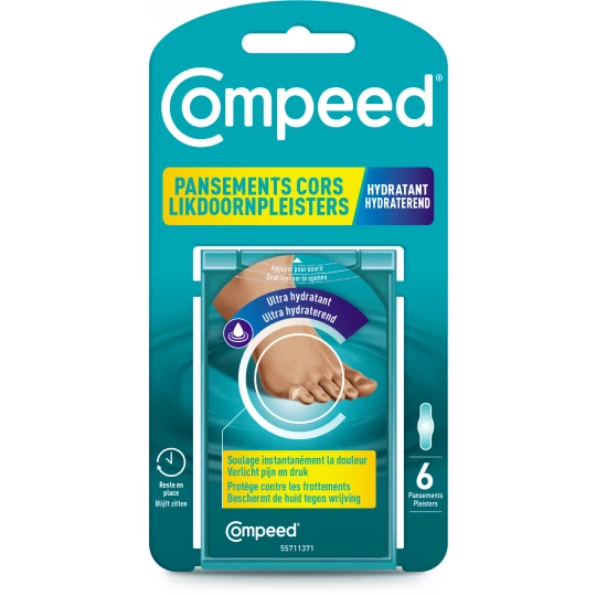 Compeed Pansements Cors Hydratant x 6