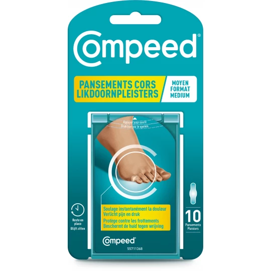 Compeed Pansements Cors Moyen Format x 10