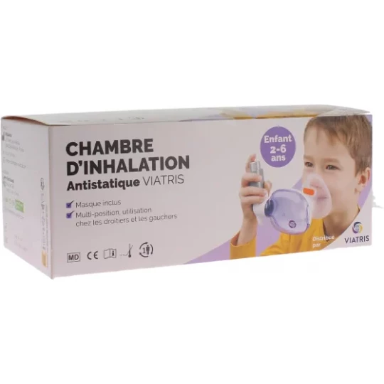 Viatris Chambre d'Inhalation Antistatique Enfant 2-6 ans