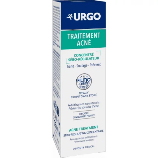 Urgo Concentré Sébo-Régulateur Traitement Acné 30 ml
