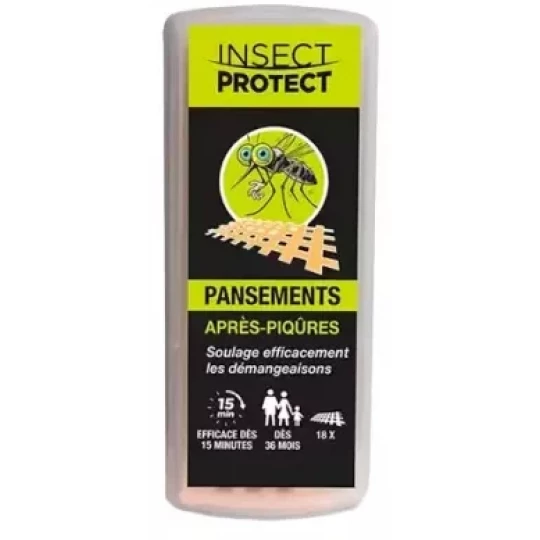 Insect Protect Pansements Après-Piqûres x 18