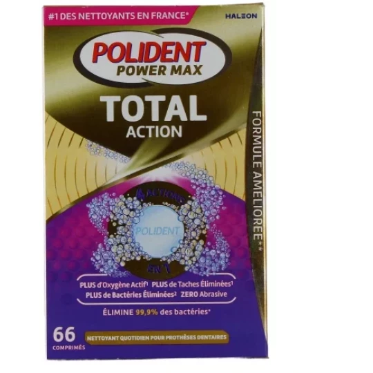 Polident Nettoyant Total Action Comprimés x 66 - image 3