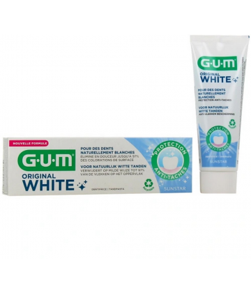 Gum Original White Dentifrice Blancheur 2 + 1 Offert - image 3