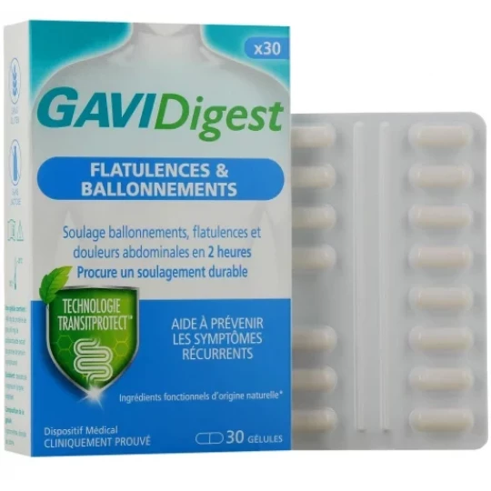 Reckitt GAVIDigest Flatulences et Ballonnements Gélules x 30 - image 1
