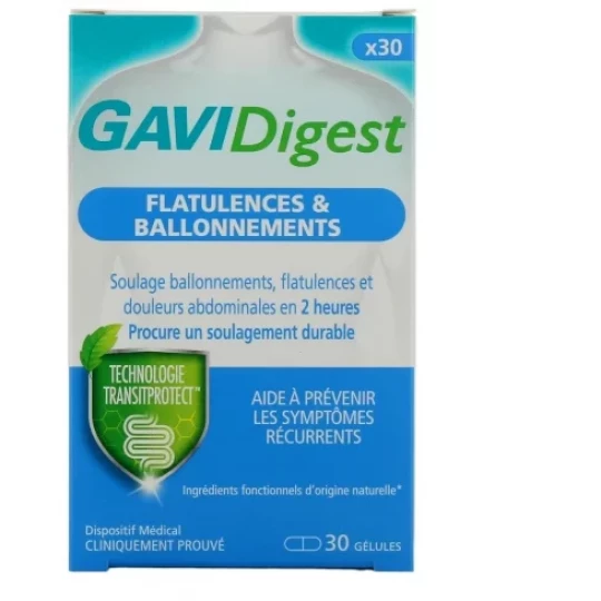 Reckitt GAVIDigest Flatulences et Ballonnements Gélules x 30 - image 3