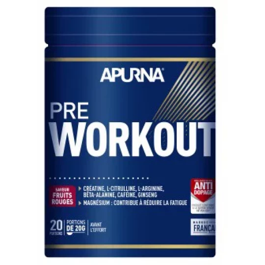 Apurna Pre-Workout Fruits Rouges 420 g