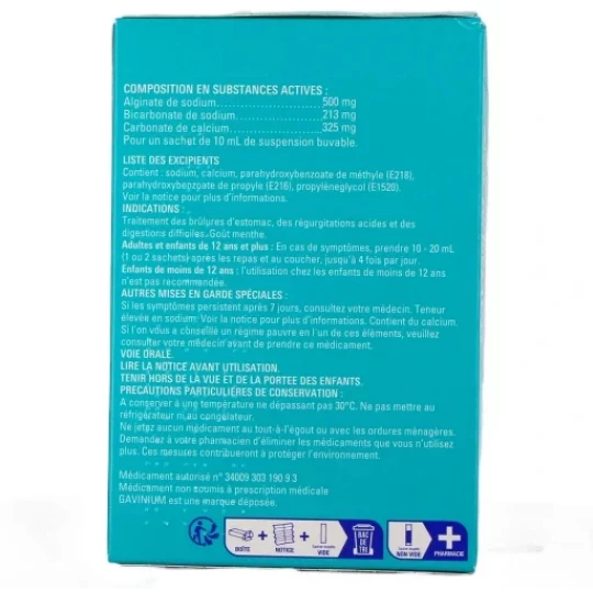 Gavinium Menthe Sachets - image 2