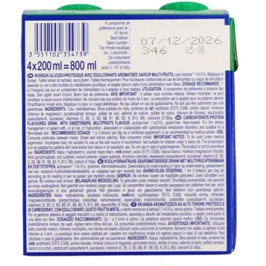 Delical Les Saveurs Fruitées Sans Sucres 4 x 200 ml - image 2