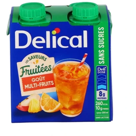 Delical Les Saveurs Fruitées Sans Sucres 4 x 200 ml - image 4