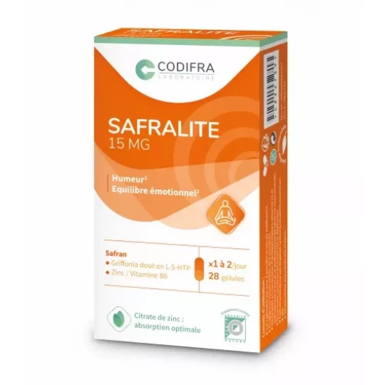 Safralite 15 mg Gélules x 28