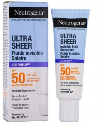Neutrogena Ultra Sheer Fluide Invisible Solaire Age Shield SPF50 50 ml