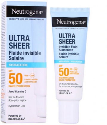 Neutrogena Ultra Sheer Fluide Invisible Solaire Hydratation SPF50 50 ml - image 1