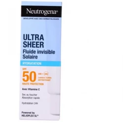 Neutrogena Ultra Sheer Fluide Invisible Solaire Hydratation SPF50 50 ml