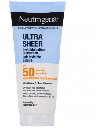 Neutrogena Ultra Sheer Lait Invisible Solaire SPF50 200 ml