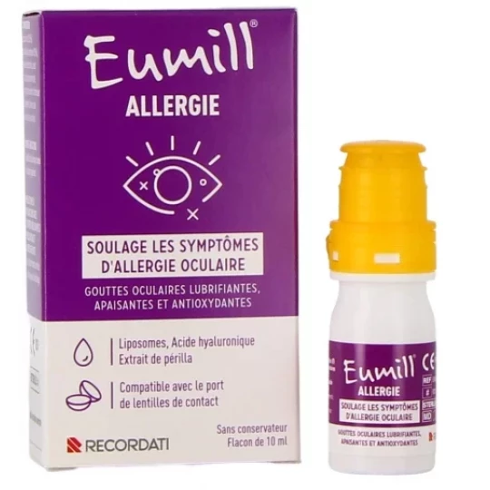 Eumill Allergie Oculaire Gouttes Flacon 10 ml