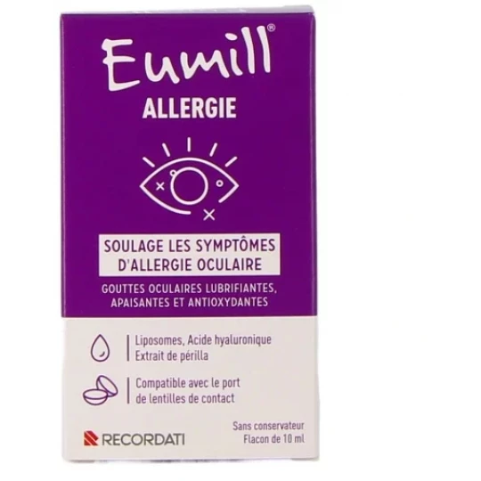 Eumill Allergie Oculaire Gouttes Flacon 10 ml - image 2