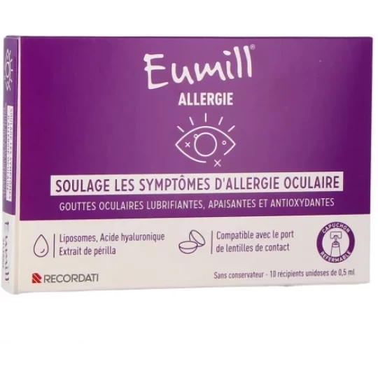 Eumill Allergie Oculaire Monodoses x 10