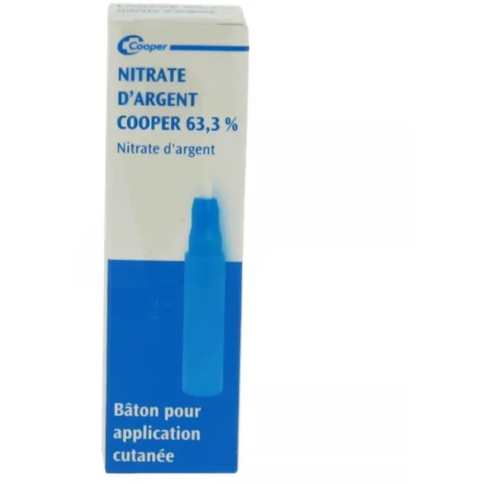 Cooper Nitrate d'Argent 63,3% Bâton Pour Application Cutanée