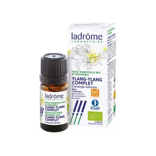 Ladrôme Huile Essentielle Ylang Ylang Complet (Cananga odorata) Bio 5 ml