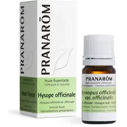 Pranarôm Huile Essentielle Hysope Officinale (Hyssopus Officinalis Var.Officinalis) 5 ml