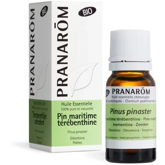 Pranarôm Huile Essentielle Pin Maritime Térébenthine (Pinus Pinastar) Bio 10 ml