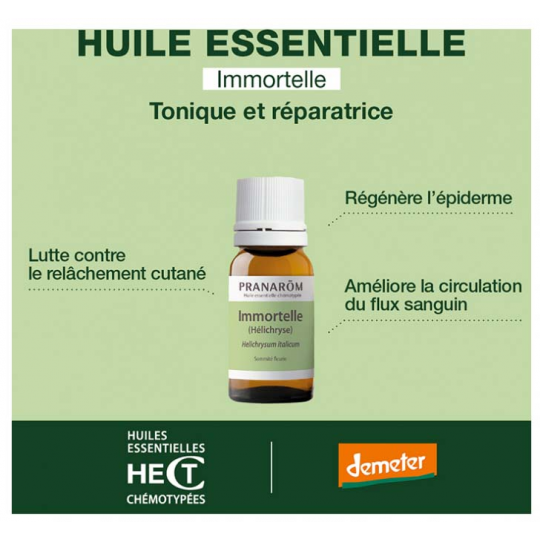 Pranarôm Huile Essentielle Immortelle Hélichryse Italienne (Helichrysum italicum) Bio 2 ml - image 2