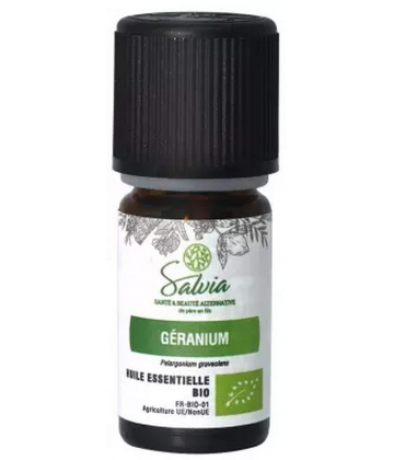 Salvia Nutrition Huile Essentielle Géranium Bio 5 ml