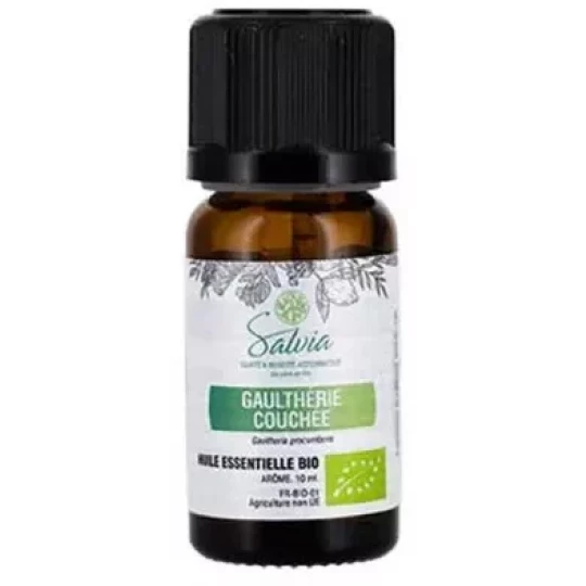 Salvia Nutrition Huile Essentielle Gaulthérie Couchée Bio 10 ml