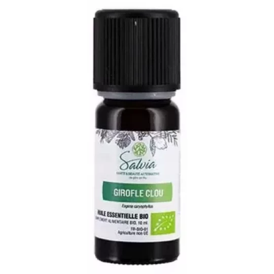 Salvia Nutrition Huile Essentielle Girofle Clou Bio 10 ml