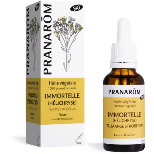 Pranarôm Huile Végétale Immortelle (Hélichryse) Bio 30 ml